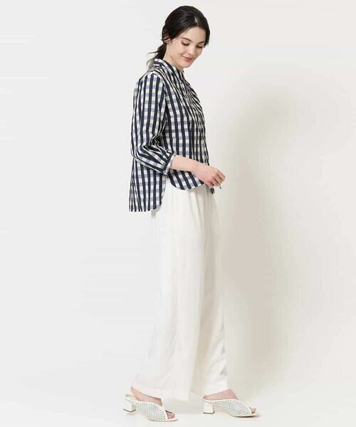 Maison de CINQ / メゾン ドゥ サンク シャツ・ブラウス | [セットアップ対応]シャンブレーチェックブラウス | 詳細9