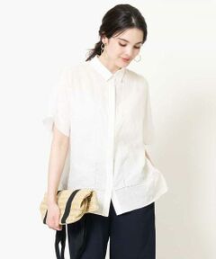 Maison de CINQ / メゾン ドゥ サンク シャツ・ブラウス | [吸水速乾]リネンワイドシルエットブラウス