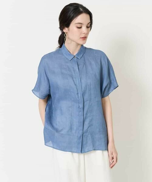 Maison de CINQ / メゾン ドゥ サンク シャツ・ブラウス | [吸水速乾]リネンワイドシルエットブラウス | 詳細1