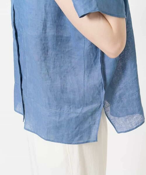 Maison de CINQ / メゾン ドゥ サンク シャツ・ブラウス | [吸水速乾]リネンワイドシルエットブラウス | 詳細12