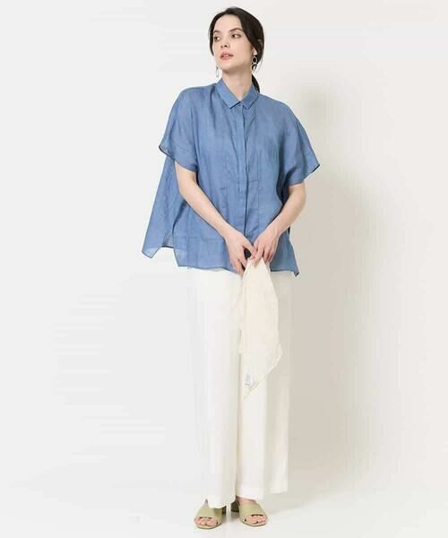 Maison de CINQ / メゾン ドゥ サンク シャツ・ブラウス | [吸水速乾]リネンワイドシルエットブラウス | 詳細15
