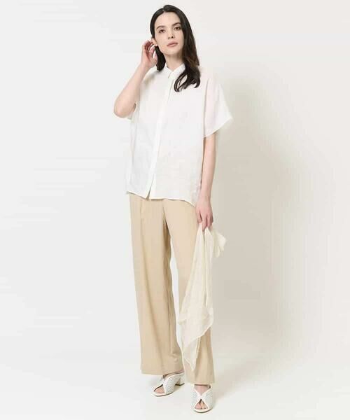 Maison de CINQ / メゾン ドゥ サンク シャツ・ブラウス | [吸水速乾]リネンワイドシルエットブラウス | 詳細17