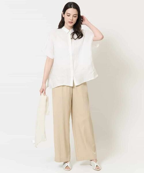Maison de CINQ / メゾン ドゥ サンク シャツ・ブラウス | [吸水速乾]リネンワイドシルエットブラウス | 詳細19