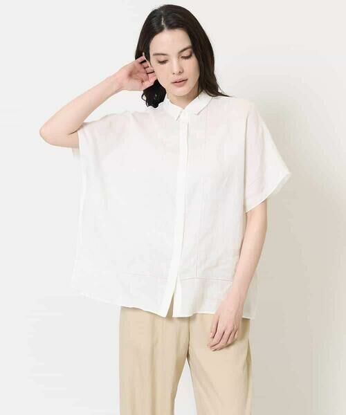 Maison de CINQ / メゾン ドゥ サンク シャツ・ブラウス | [吸水速乾]リネンワイドシルエットブラウス | 詳細2
