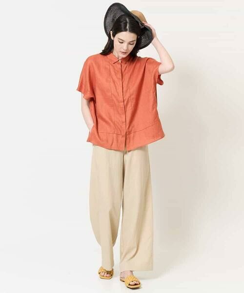 Maison de CINQ / メゾン ドゥ サンク シャツ・ブラウス | [吸水速乾]リネンワイドシルエットブラウス | 詳細27
