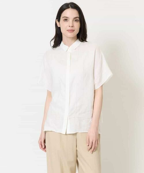 Maison de CINQ / メゾン ドゥ サンク シャツ・ブラウス | [吸水速乾]リネンワイドシルエットブラウス | 詳細4