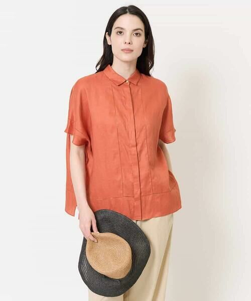 Maison de CINQ / メゾン ドゥ サンク シャツ・ブラウス | [吸水速乾]リネンワイドシルエットブラウス | 詳細6