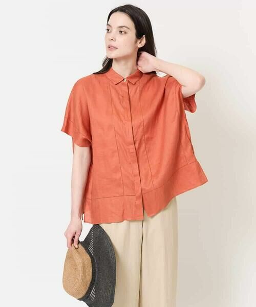 Maison de CINQ / メゾン ドゥ サンク シャツ・ブラウス | [吸水速乾]リネンワイドシルエットブラウス | 詳細7