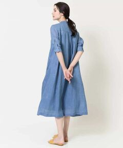 Maison de CINQ / メゾン ドゥ サンク ロング・マキシ丈ワンピース | [吸水速乾]リネンリラクシーワンピース