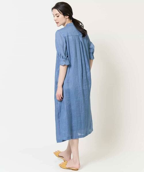 Maison de CINQ / メゾン ドゥ サンク ロング・マキシ丈ワンピース | [吸水速乾]リネンリラクシーワンピース | 詳細10