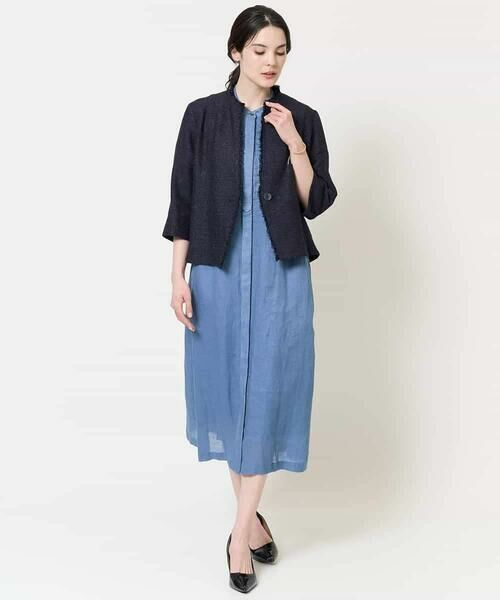 Maison de CINQ / メゾン ドゥ サンク ロング・マキシ丈ワンピース | [吸水速乾]リネンリラクシーワンピース | 詳細11