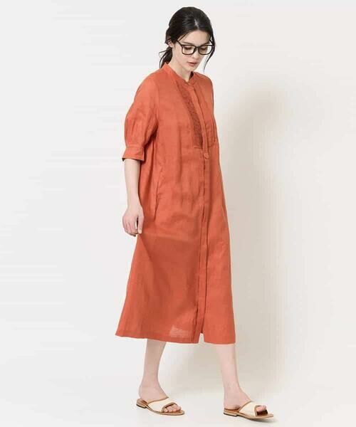 Maison de CINQ / メゾン ドゥ サンク ロング・マキシ丈ワンピース | [吸水速乾]リネンリラクシーワンピース | 詳細13