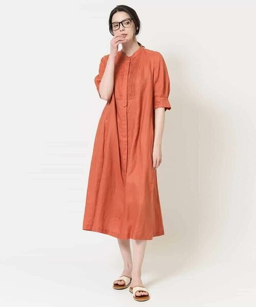 Maison de CINQ / メゾン ドゥ サンク ロング・マキシ丈ワンピース | [吸水速乾]リネンリラクシーワンピース | 詳細14