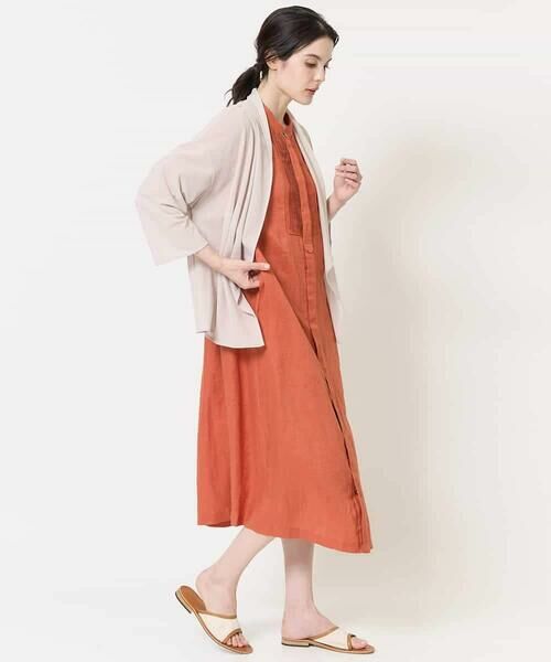 Maison de CINQ / メゾン ドゥ サンク ロング・マキシ丈ワンピース | [吸水速乾]リネンリラクシーワンピース | 詳細15