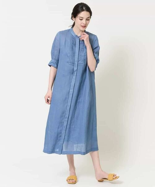 Maison de CINQ / メゾン ドゥ サンク ロング・マキシ丈ワンピース | [吸水速乾]リネンリラクシーワンピース | 詳細8