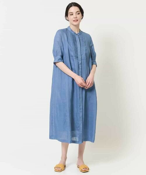 Maison de CINQ / メゾン ドゥ サンク ロング・マキシ丈ワンピース | [吸水速乾]リネンリラクシーワンピース | 詳細9