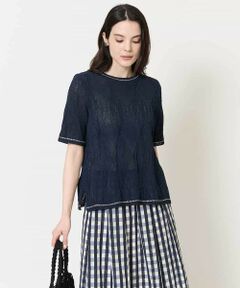 Maison de CINQ / メゾン ドゥ サンク ニット・セーター | ラメデザインサマーニット