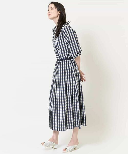 Maison de CINQ / メゾン ドゥ サンク ロング・マキシ丈スカート | [セットアップ対応]シャンブレーチェックスカート | 詳細19