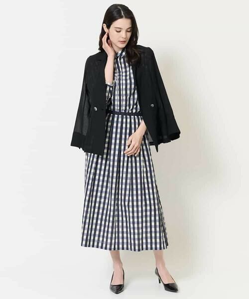 Maison de CINQ / メゾン ドゥ サンク ロング・マキシ丈スカート | [セットアップ対応]シャンブレーチェックスカート | 詳細27