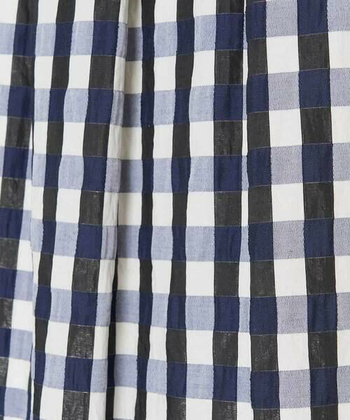 Maison de CINQ / メゾン ドゥ サンク ロング・マキシ丈スカート | [セットアップ対応]シャンブレーチェックスカート | 詳細7