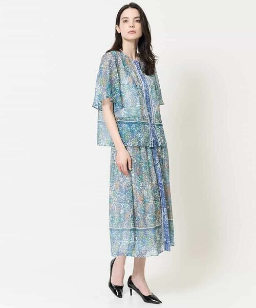 Maison de CINQ / メゾン ドゥ サンク ロング・マキシ丈スカート | [セットアップ対応]フローラルドットプリントスカート | 詳細16