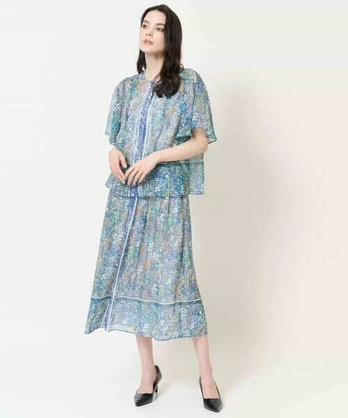 Maison de CINQ / メゾン ドゥ サンク ロング・マキシ丈スカート | [セットアップ対応]フローラルドットプリントスカート | 詳細17