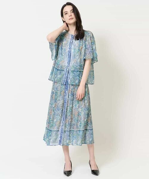 Maison de CINQ / メゾン ドゥ サンク ロング・マキシ丈スカート | [セットアップ対応]フローラルドットプリントスカート | 詳細18