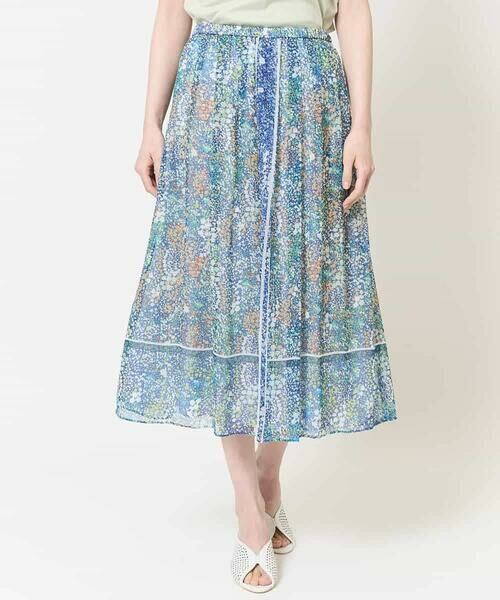 Maison de CINQ / メゾン ドゥ サンク ロング・マキシ丈スカート | [セットアップ対応]フローラルドットプリントスカート | 詳細2