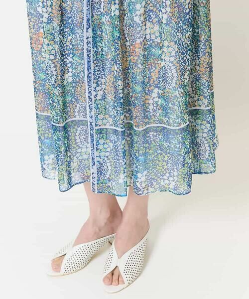 Maison de CINQ / メゾン ドゥ サンク ロング・マキシ丈スカート | [セットアップ対応]フローラルドットプリントスカート | 詳細7