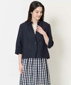 Maison de CINQ / メゾン ドゥ サンク ノーカラージャケット | ノーカラージャケット