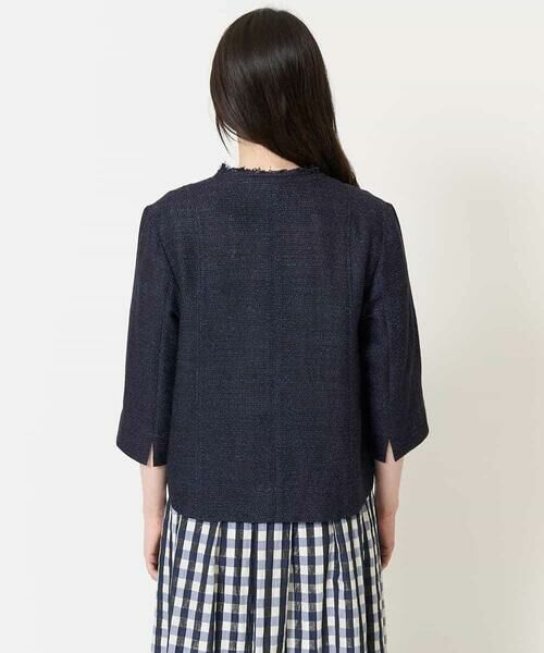 Maison de CINQ / メゾン ドゥ サンク ノーカラージャケット | ノーカラージャケット | 詳細3