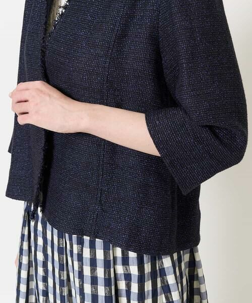 Maison de CINQ / メゾン ドゥ サンク ノーカラージャケット | ノーカラージャケット | 詳細5