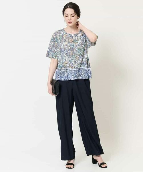 Maison de CINQ / メゾン ドゥ サンク カットソー | [セットアップ対応]フローラルドットプリントカットソー | 詳細10