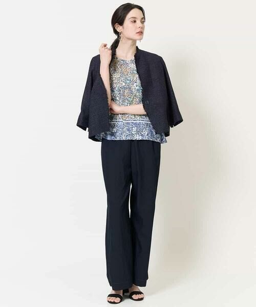 Maison de CINQ / メゾン ドゥ サンク カットソー | [セットアップ対応]フローラルドットプリントカットソー | 詳細13