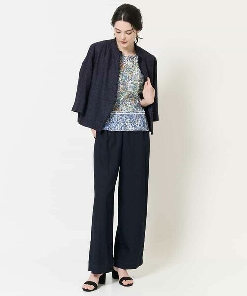 Maison de CINQ / メゾン ドゥ サンク カットソー | [セットアップ対応]フローラルドットプリントカットソー | 詳細14