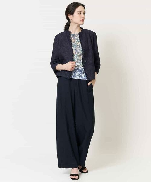 Maison de CINQ / メゾン ドゥ サンク カットソー | [セットアップ対応]フローラルドットプリントカットソー | 詳細16