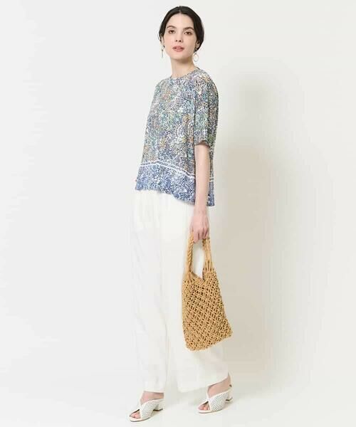 Maison de CINQ / メゾン ドゥ サンク カットソー | [セットアップ対応]フローラルドットプリントカットソー | 詳細17