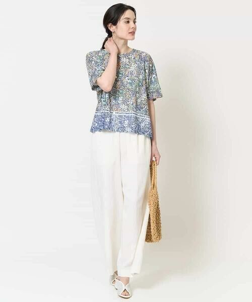 Maison de CINQ / メゾン ドゥ サンク カットソー | [セットアップ対応]フローラルドットプリントカットソー | 詳細19