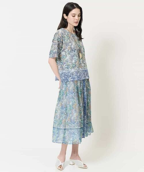 Maison de CINQ / メゾン ドゥ サンク カットソー | [セットアップ対応]フローラルドットプリントカットソー | 詳細28