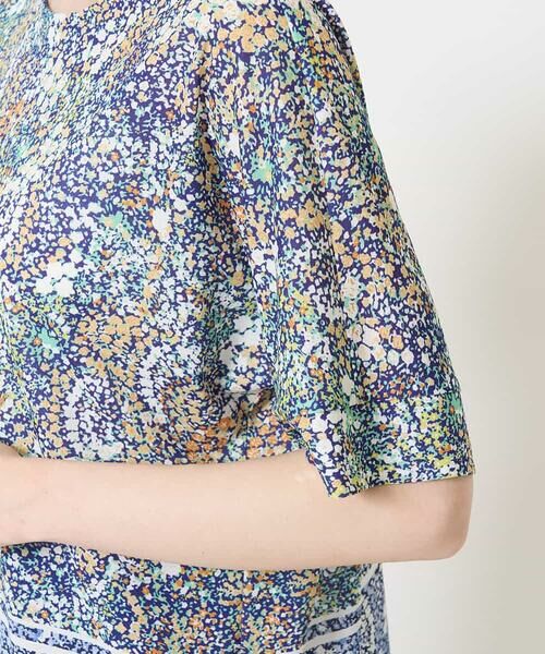 Maison de CINQ / メゾン ドゥ サンク カットソー | [セットアップ対応]フローラルドットプリントカットソー | 詳細5