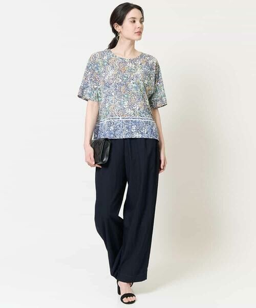 Maison de CINQ / メゾン ドゥ サンク カットソー | [セットアップ対応]フローラルドットプリントカットソー | 詳細9