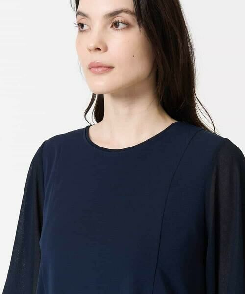 Maison de CINQ / メゾン ドゥ サンク カットソー | [接触冷感･吸汗速乾/アンサンブル対応]フレアスリーブカットソー | 詳細12