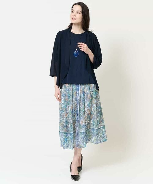 Maison de CINQ / メゾン ドゥ サンク カットソー | [接触冷感･吸汗速乾/アンサンブル対応]フレアスリーブカットソー | 詳細23