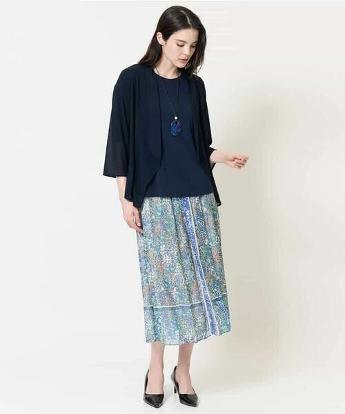 Maison de CINQ / メゾン ドゥ サンク カットソー | [接触冷感･吸汗速乾/アンサンブル対応]フレアスリーブカットソー | 詳細25