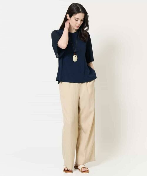 Maison de CINQ / メゾン ドゥ サンク カットソー | [接触冷感･吸汗速乾/アンサンブル対応]フレアスリーブカットソー | 詳細26