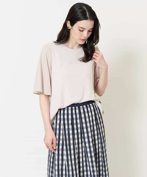 Maison de CINQ / メゾン ドゥ サンク カットソー | [接触冷感･吸汗速乾/アンサンブル対応]フレアスリーブカットソー | 詳細7