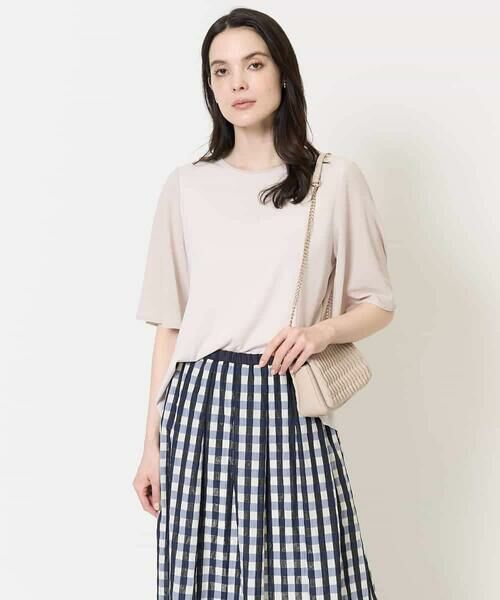 Maison de CINQ / メゾン ドゥ サンク カットソー | [接触冷感･吸汗速乾/アンサンブル対応]フレアスリーブカットソー | 詳細8