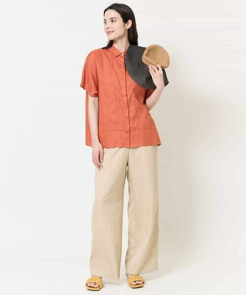 Maison de CINQ / メゾン ドゥ サンク チノ・ワークパンツ | [ウエスト総ゴム/接触冷感]ステッチデザインパンツ | 詳細13