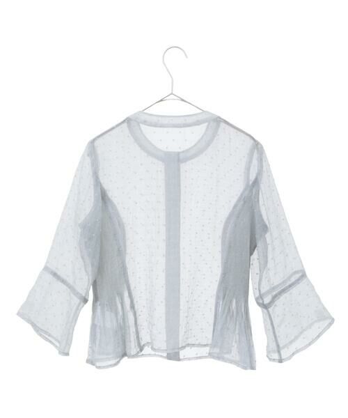 Maison de CINQ / メゾン ドゥ サンク シャツ・ブラウス | 【小さいサイズ】ドットジャカードシアーブラウス | 詳細17