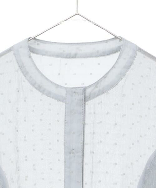 Maison de CINQ / メゾン ドゥ サンク シャツ・ブラウス | 【小さいサイズ】ドットジャカードシアーブラウス | 詳細18